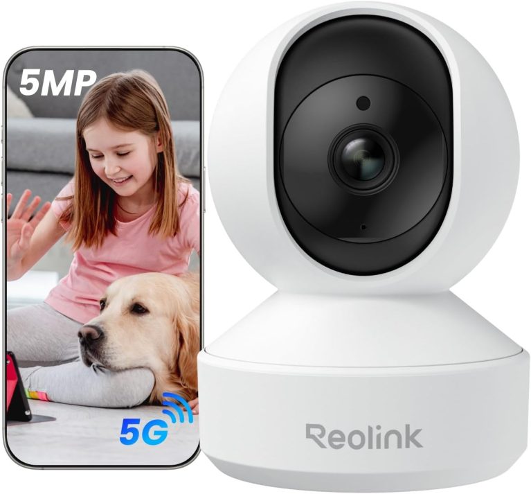 Reolink E1 Pro 3K 5MP Caméra Surveillance WiFi Intérieure 360°