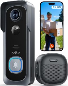 BOIFUN 2K Doorbell 166°